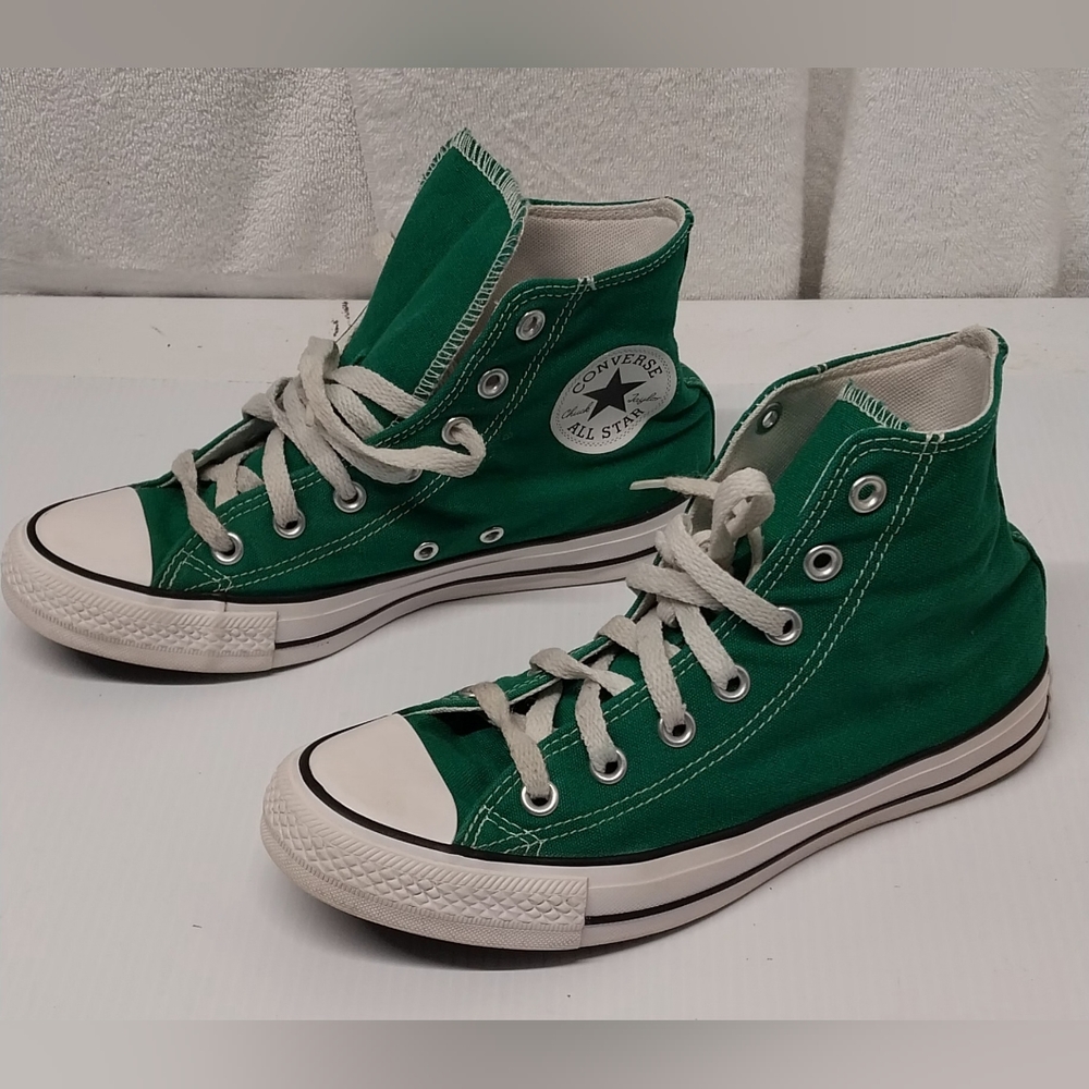 Converse Chuck Taylor All-Star High Top Women's Green Sneakers Shoes Sz 7.5